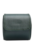 WOLF British Racing pebble grain leather single watch roll, UK version