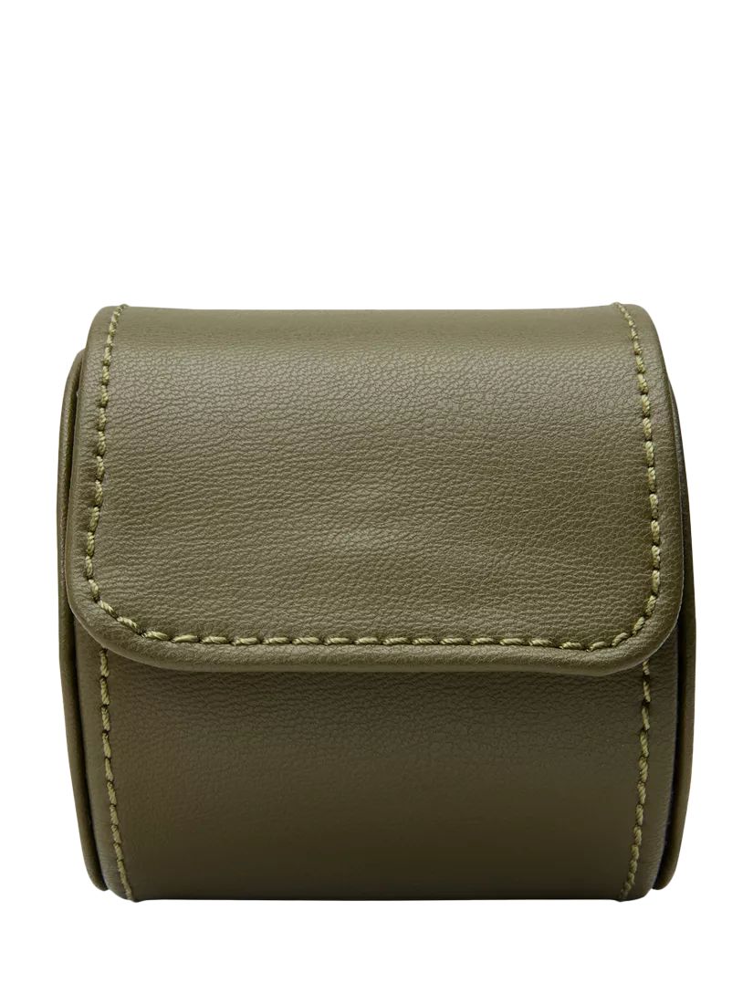 WOLF Earth Single Vegan Apple Leather Watch Roll