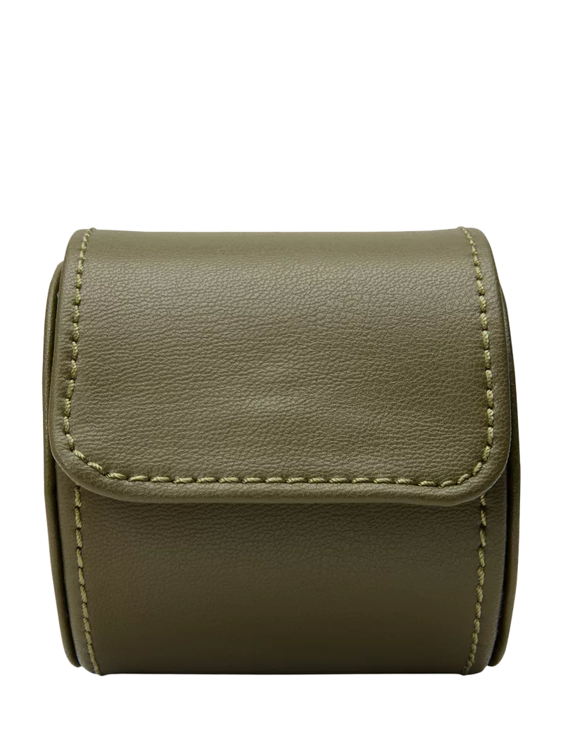 WOLF Earth Single Vegan Apple Leather Watch Roll
