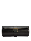 WOLF Palermo leather double watch roll 19.7cm - British product
