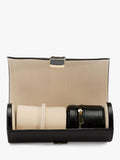 WOLF Palermo leather double watch roll 19.7cm - British product