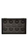 WOLF Axis Vegan Leather 8 Module Watch Winder