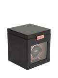 WOLF Axis vegan leather watch winder copper 1 module, UK version