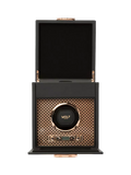 WOLF Axis vegan leather watch winder copper 1 module, UK version
