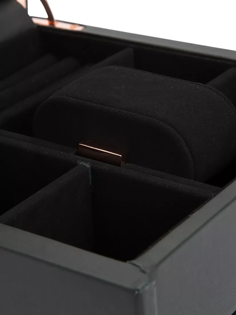 WOLF Axis vegan leather watch winder copper 1 module, UK version