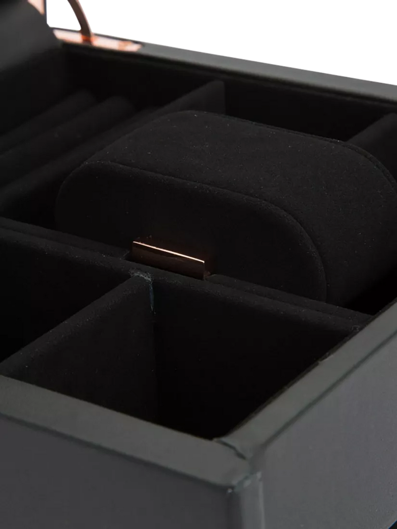 WOLF Axis vegan leather watch winder copper 1 module, UK version