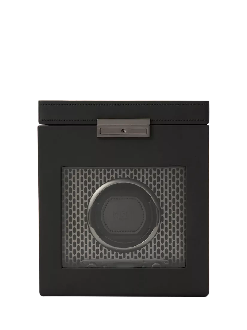 WOLF Axis vegan leather watch winder, imported from the UK