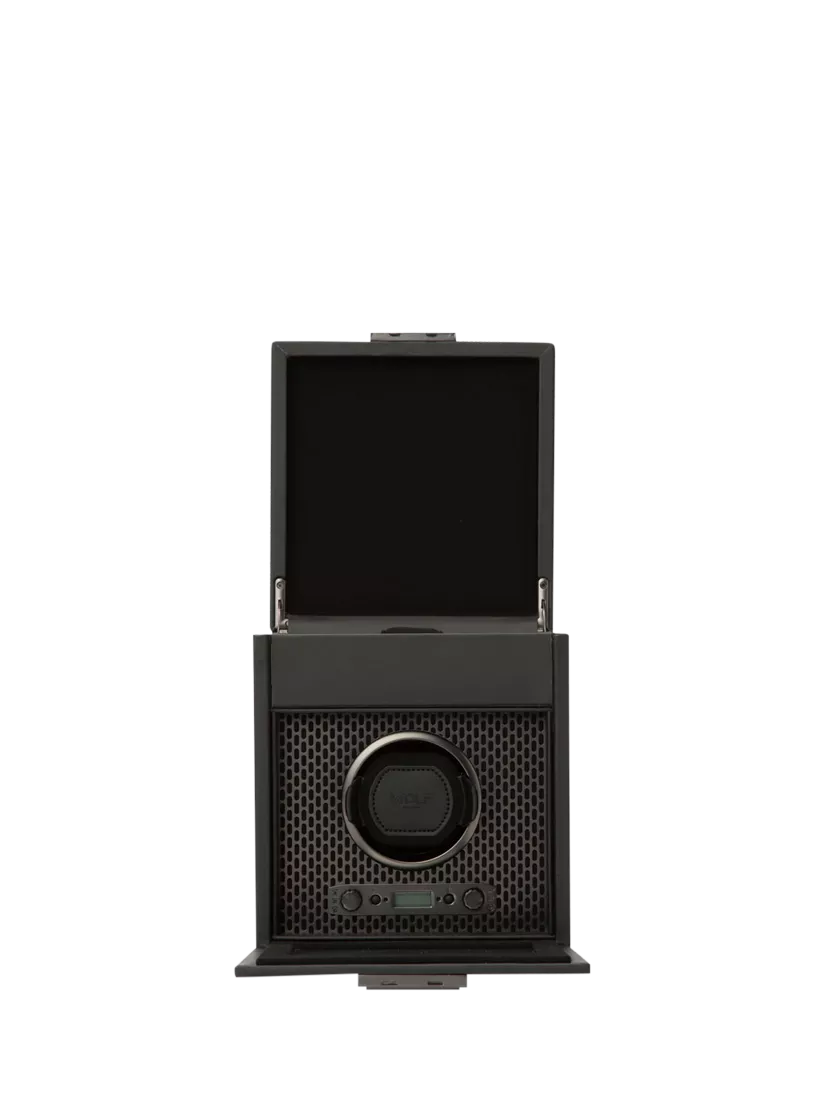 WOLF Axis vegan leather watch winder, imported from the UK