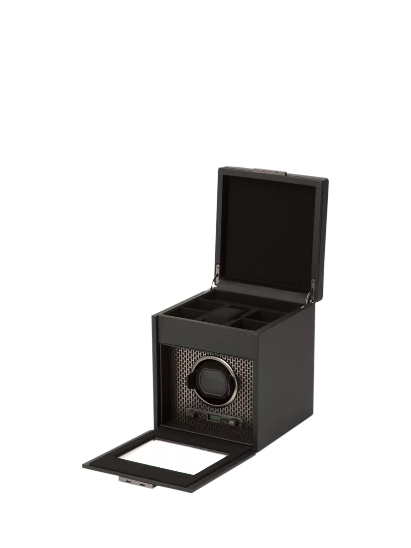 WOLF Axis vegan leather watch winder, imported from the UK