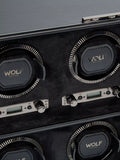 Wolf British Racing vegan leather 6 module watch winder, UK version