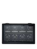 Wolf British Racing 8 module watch winder vegan leather, imported from the UK