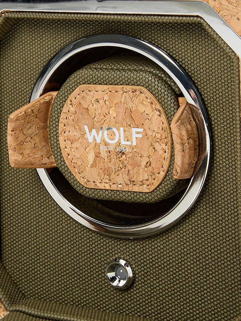 WOLF Cortica natural cork watch winder (British brand)