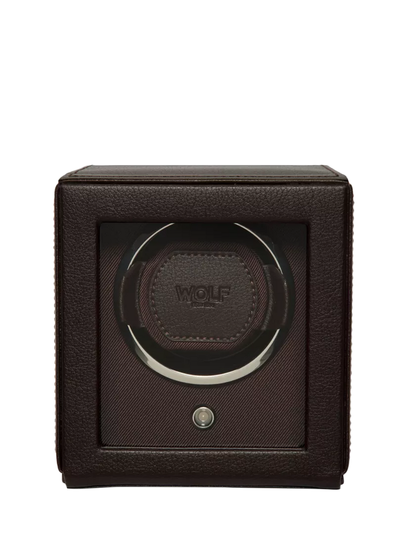 WOLF Cub vegan leather watch winder 1 module, UK version