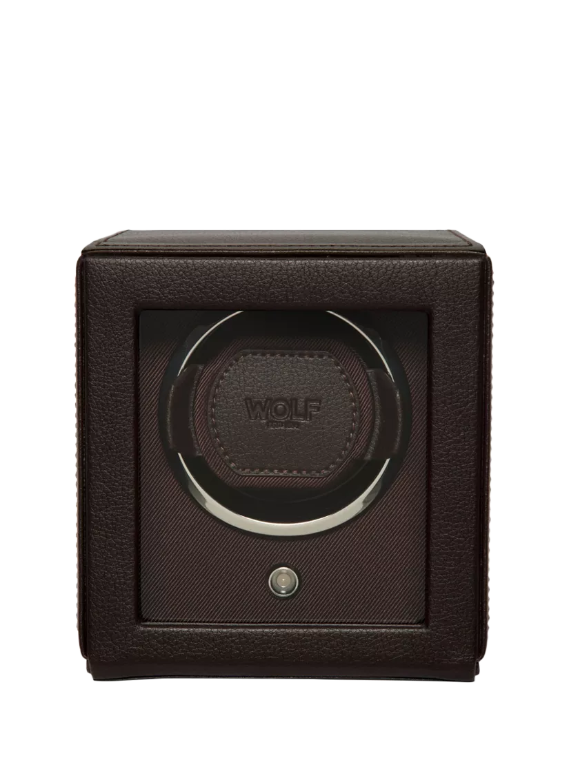 WOLF Cub vegan leather watch winder 1 module, UK version