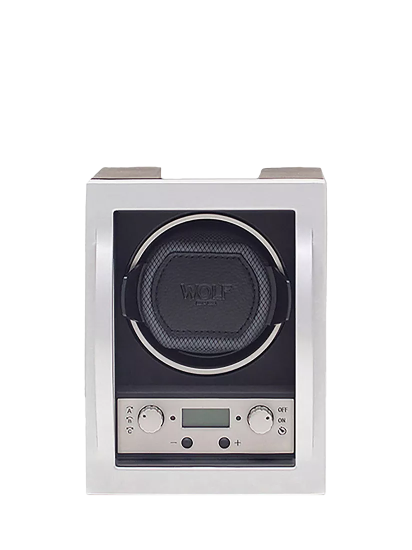 WOLF single module watch winder chrome (British brand)
