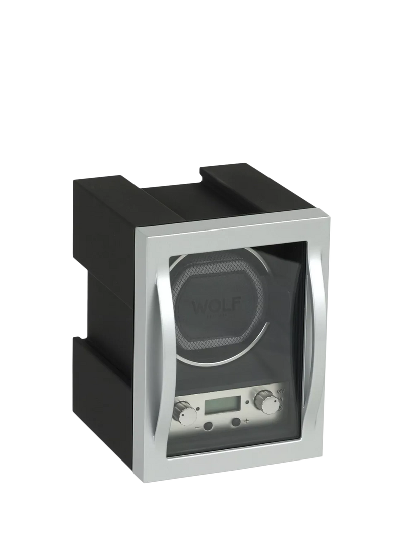 WOLF single module watch winder chrome (British brand)