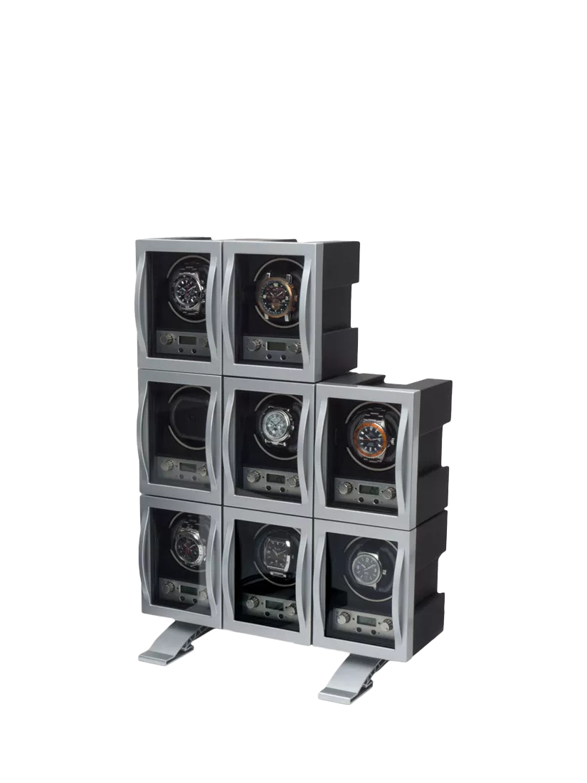WOLF single module watch winder chrome (British brand)