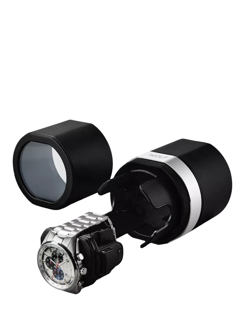 WOLF Rocket travel watch winder black (British brand)