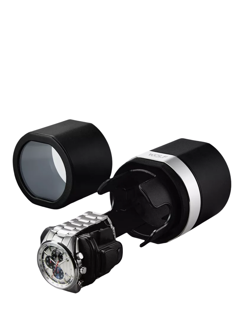 WOLF Rocket travel watch winder black (British brand)