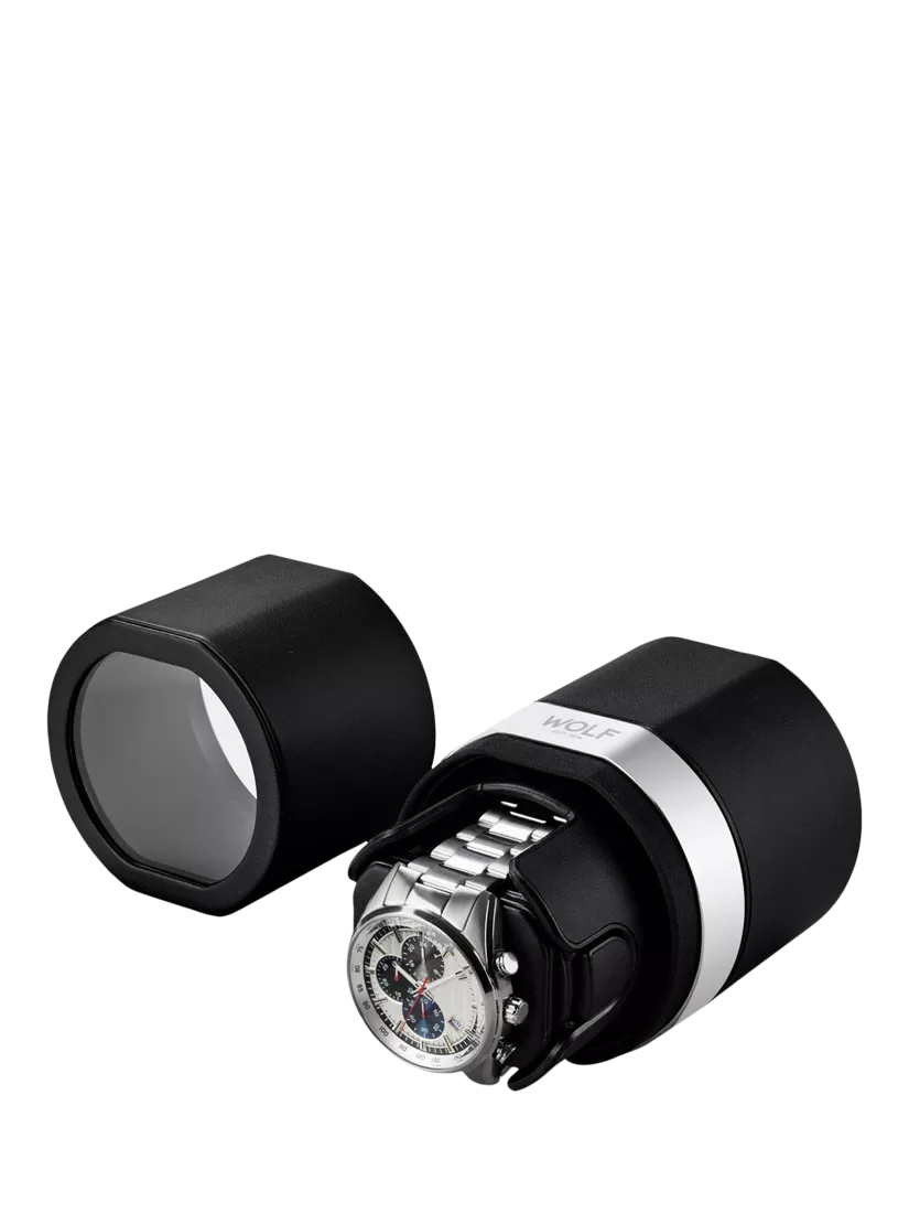 WOLF Rocket travel watch winder black (British brand)
