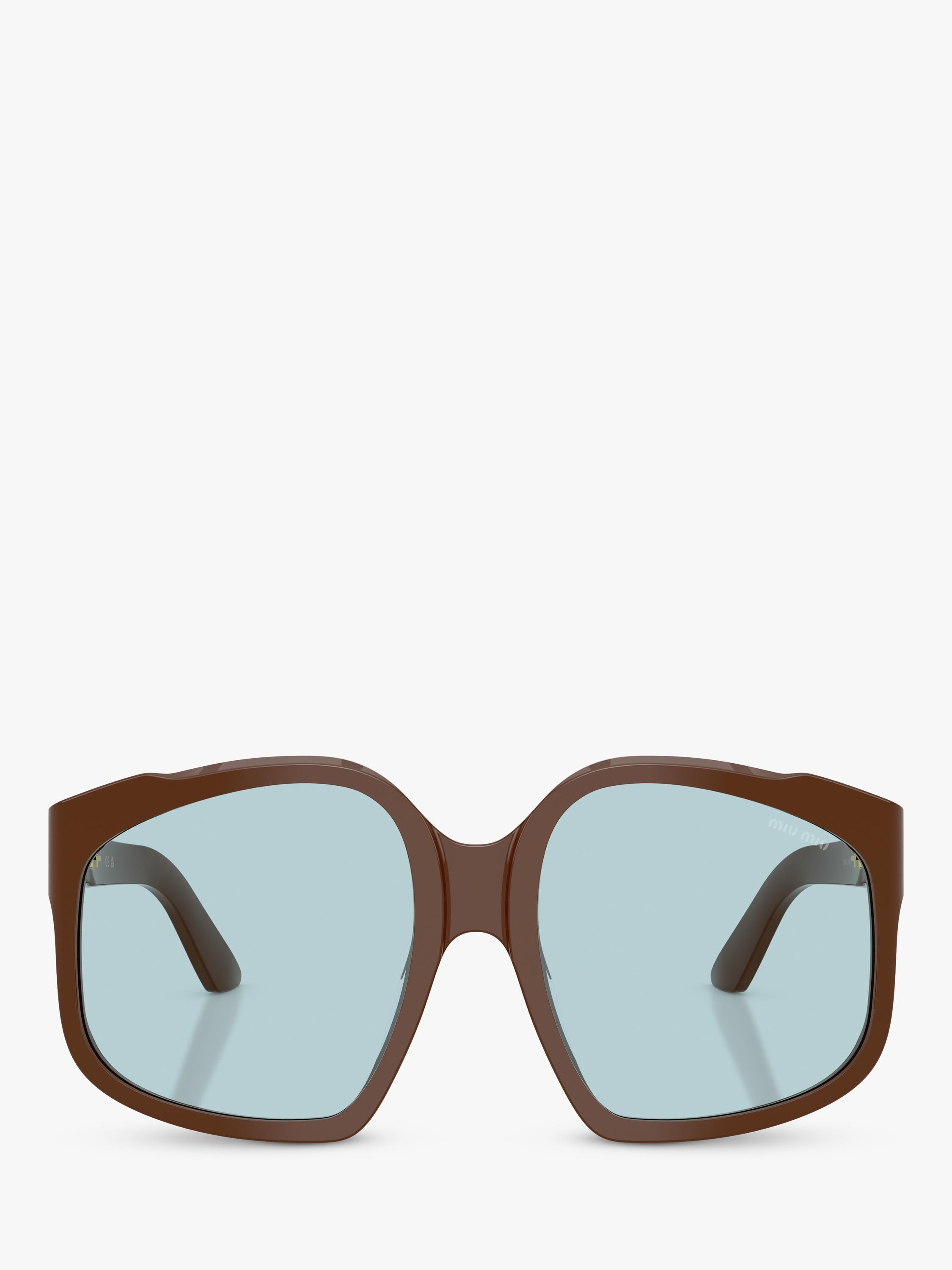 Miu Miu A07S24 square sunglasses brown - UK version
