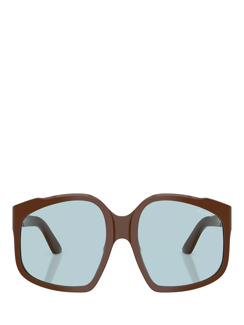 Miu Miu A07S24 square sunglasses brown - UK version