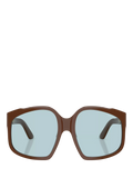 Miu Miu A07S24 square sunglasses brown - UK version
