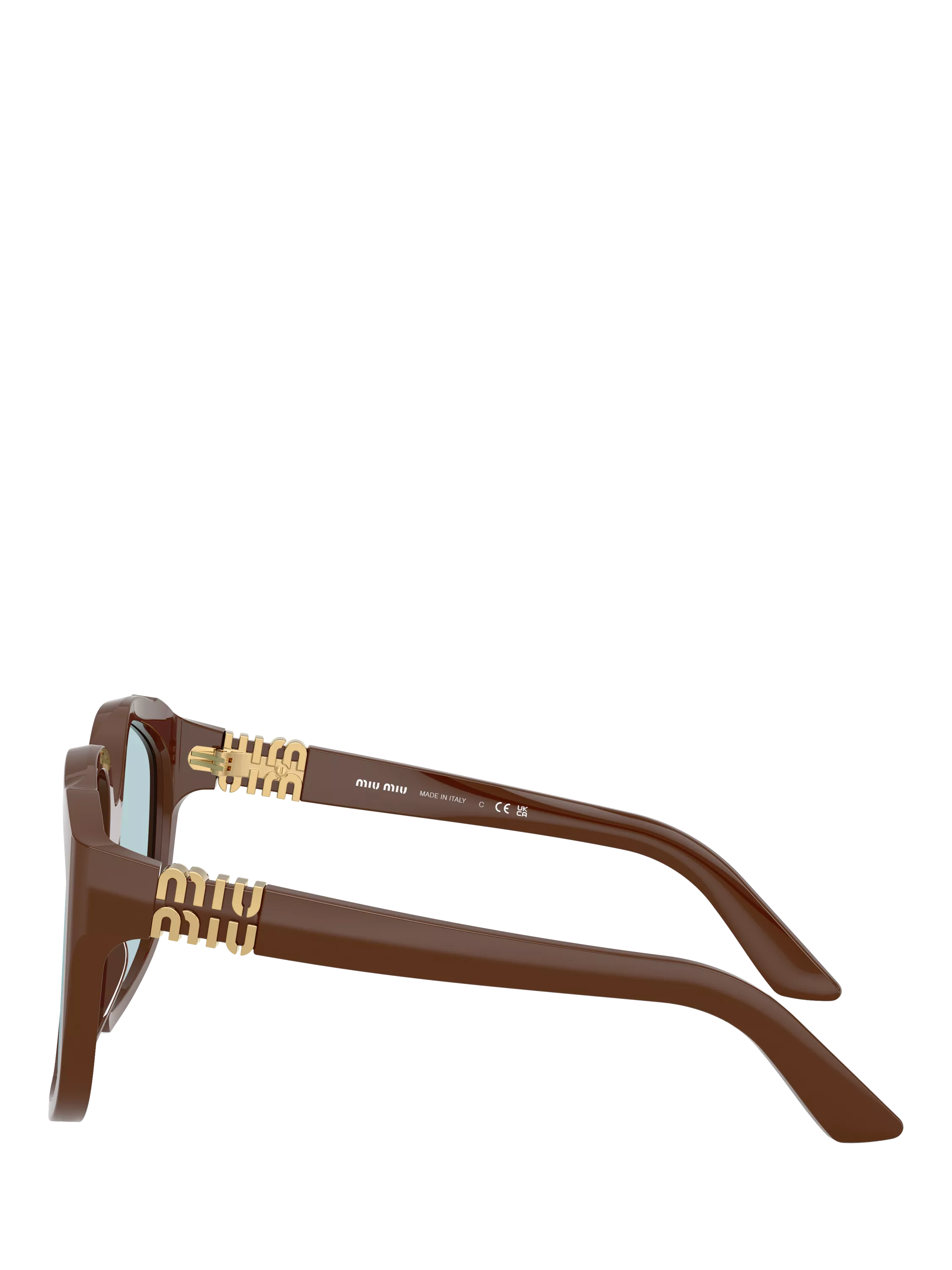 Miu Miu A07S24 square sunglasses brown - UK version
