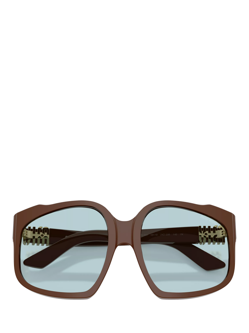 Miu Miu A07S24 square sunglasses brown - UK version