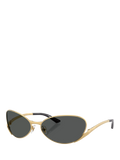 Versace VE2285 Unisex Oval Sunglasses 64mm