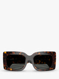 Versace square sunglasses tortoise grey 54mm, UK version