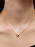 Monica Vinader Odyssey gemstone chain necklace in 18k gold vermeil, imported from the UK