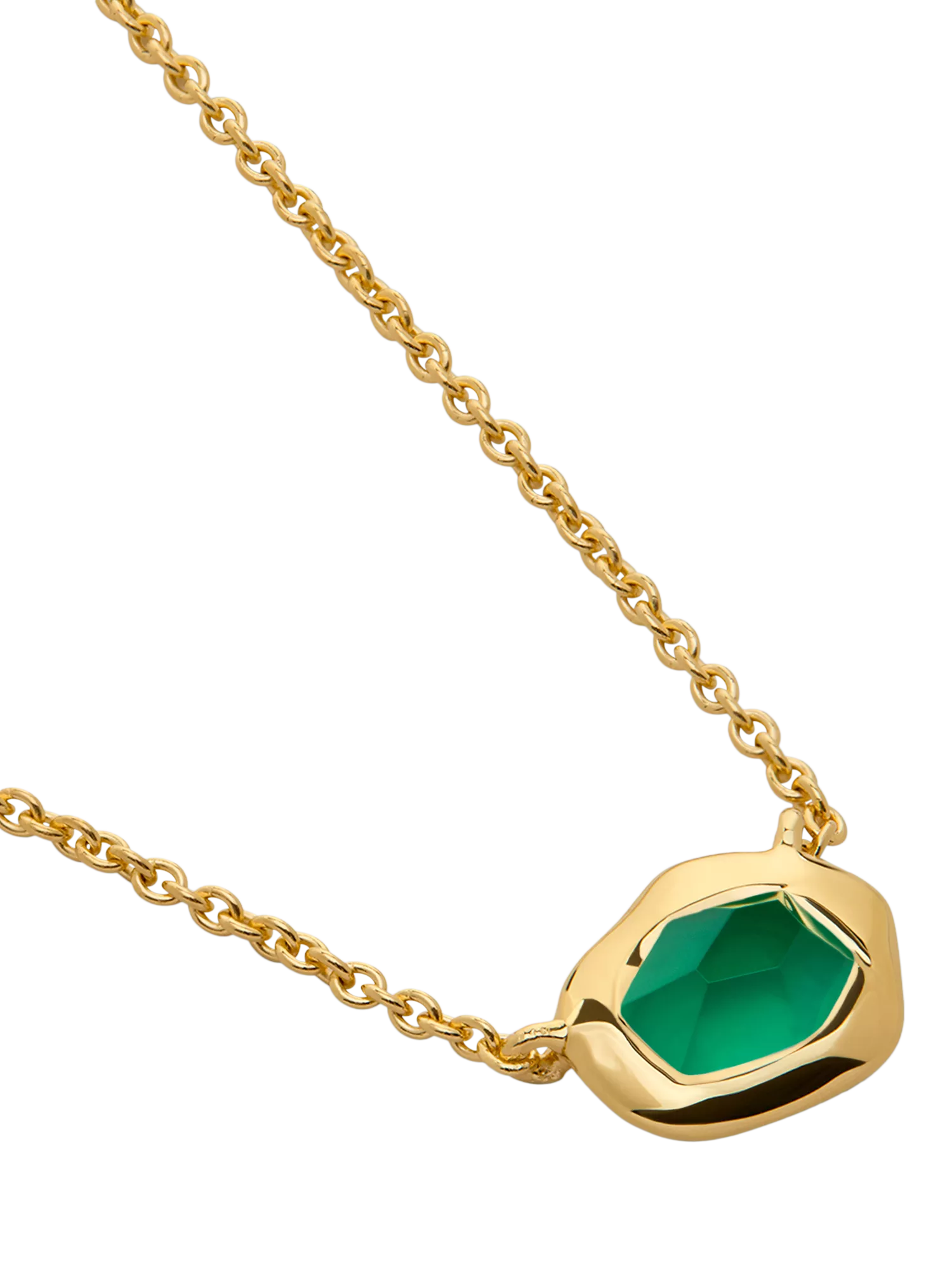 Monica Vinader Odyssey Gemstone Chain Necklace 41-46cm