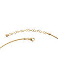Monica Vinader green onyx snake chain necklace gold vermeil, UK version