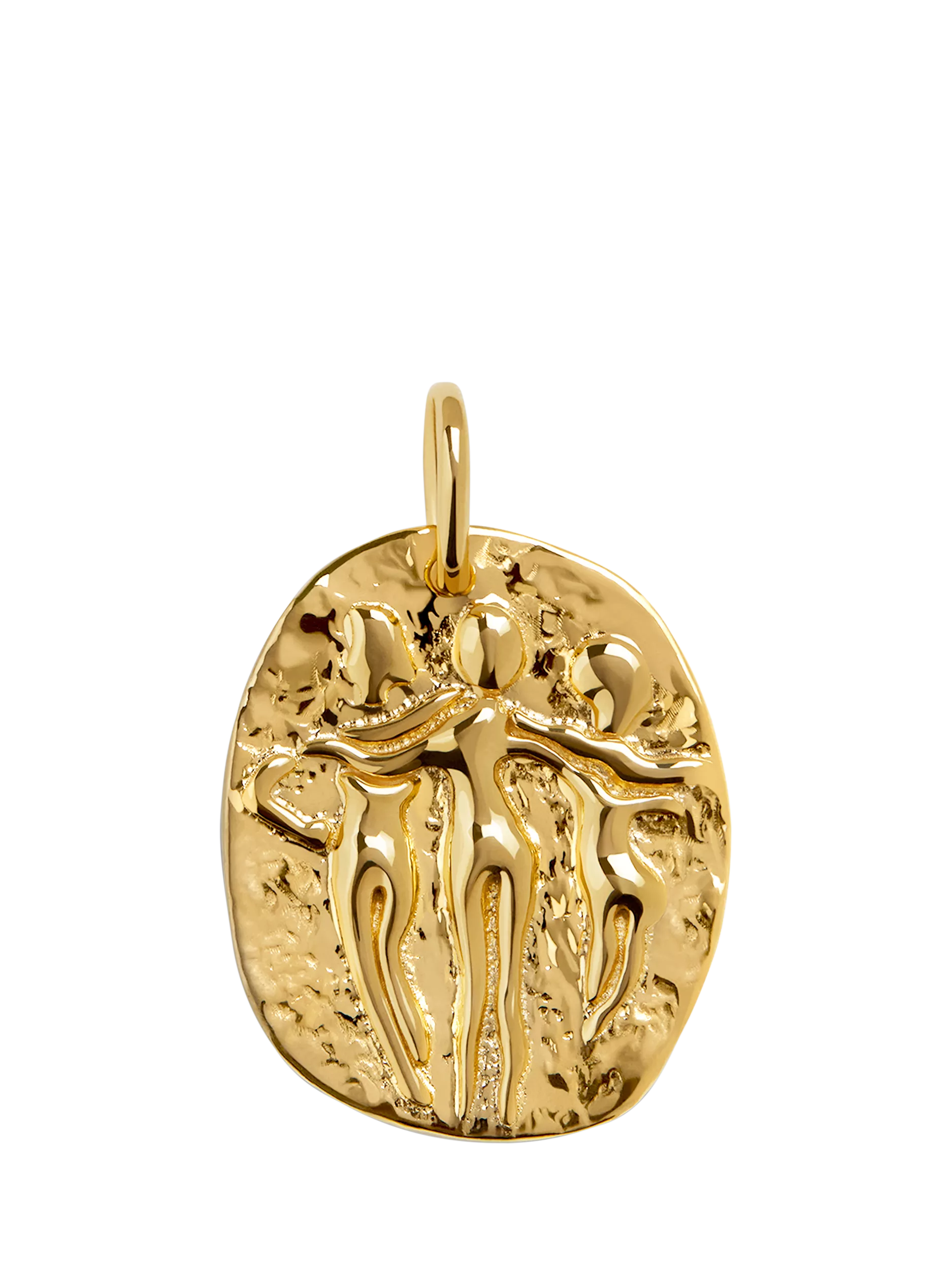 Monica Vinader Sisterhood Pendant gold vermeil, UK version
