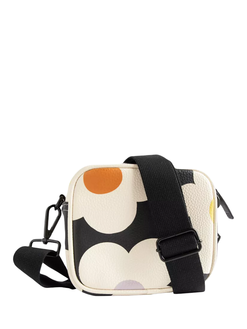 Caroline Gardner flower camera bag in charcoal, UK version
