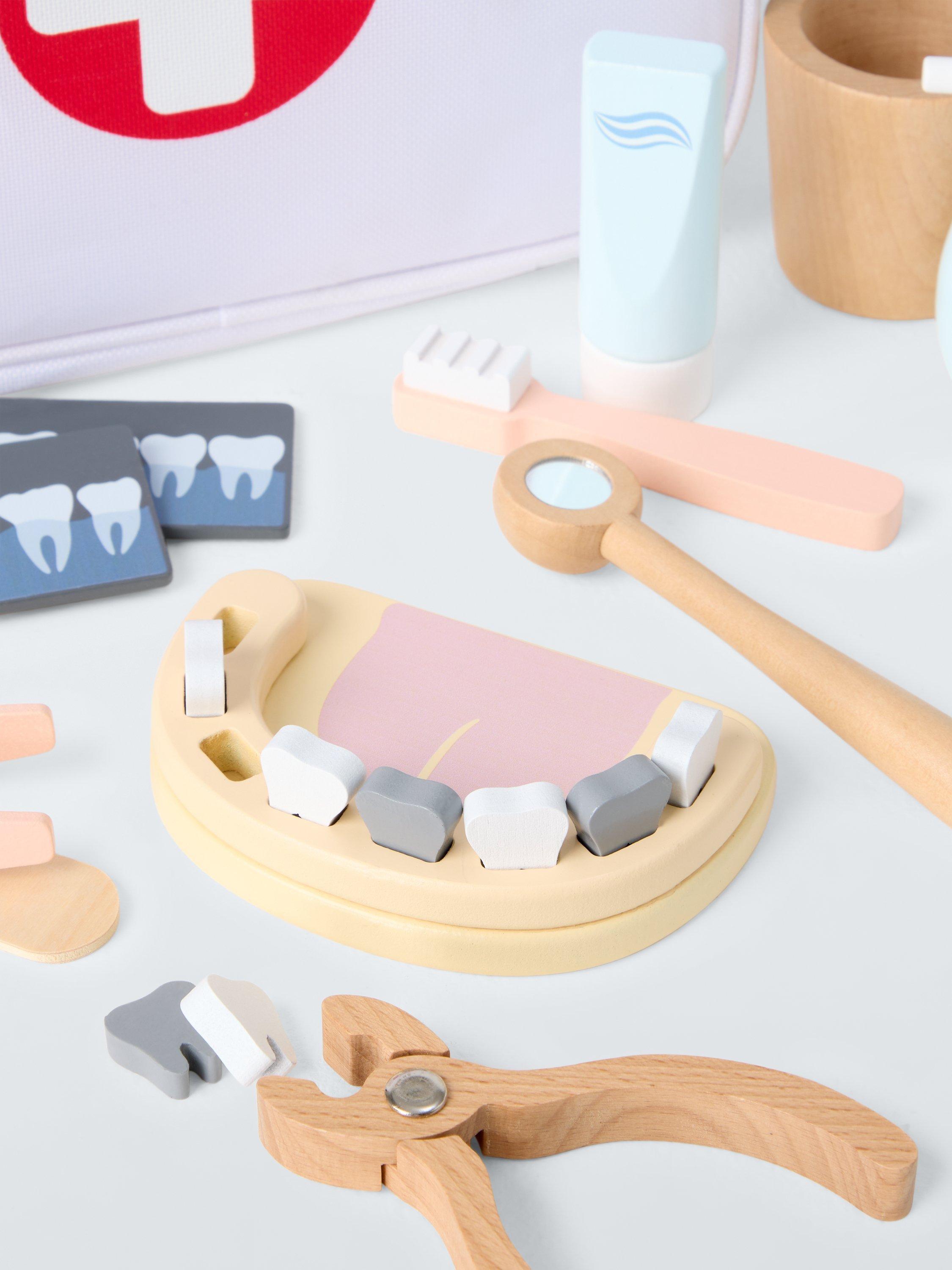 John Lewis Wooden Dentist Kit, imported from the UK