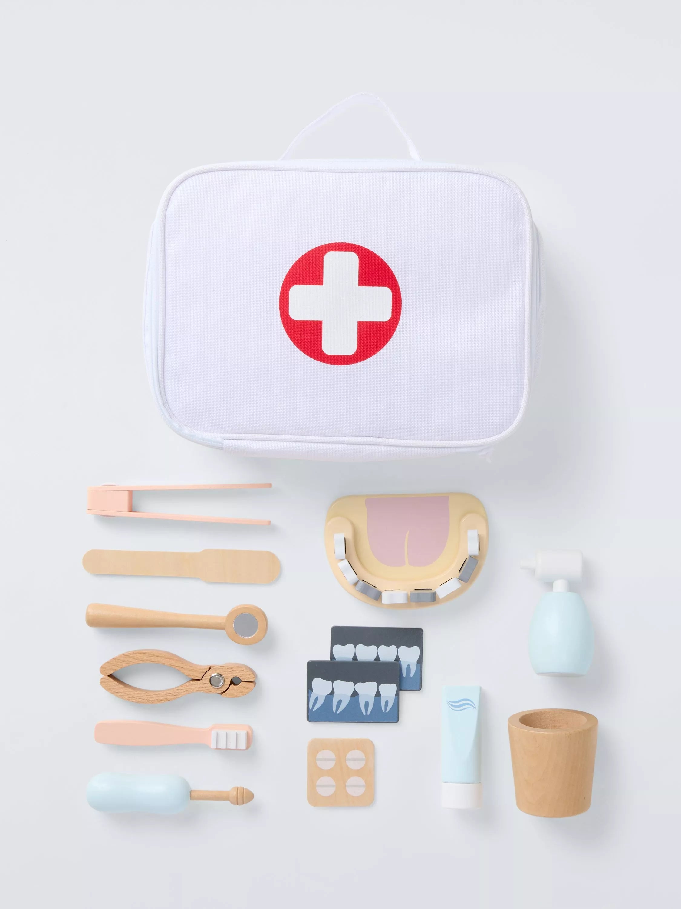 John Lewis Wooden Dentist Kit, imported from the UK