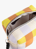 Caroline Gardner Check Cube wash bag multi - British product