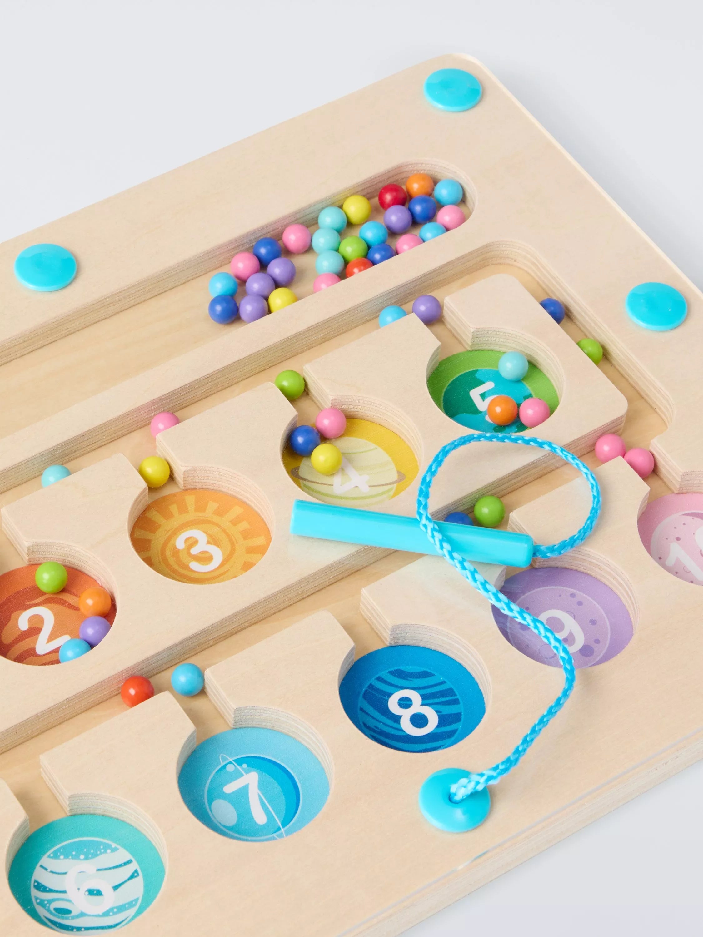 John Lewis wooden magnetic maze toddler toy, imported from the UK