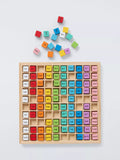 John Lewis wooden multiplication blocks educational toy - British product