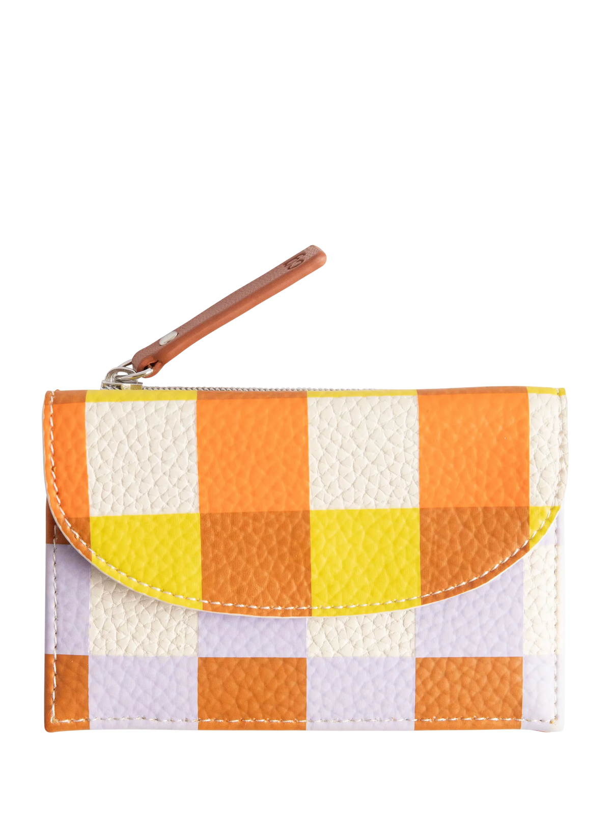 Caroline Gardner multi check coin purse, small card holder - British product