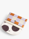 Caroline Gardner multi check coin purse, small card holder - British product