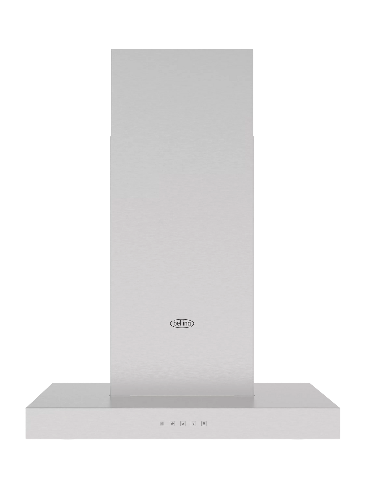 Belling stainless steel chimney cooker hood, imported from the UK