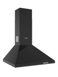 Belling black chimney cooker hood 660mm height - British product