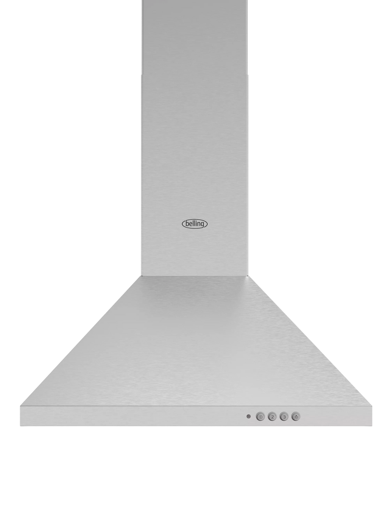 Belling chimney cooker hood stainless steel, imported from the UK