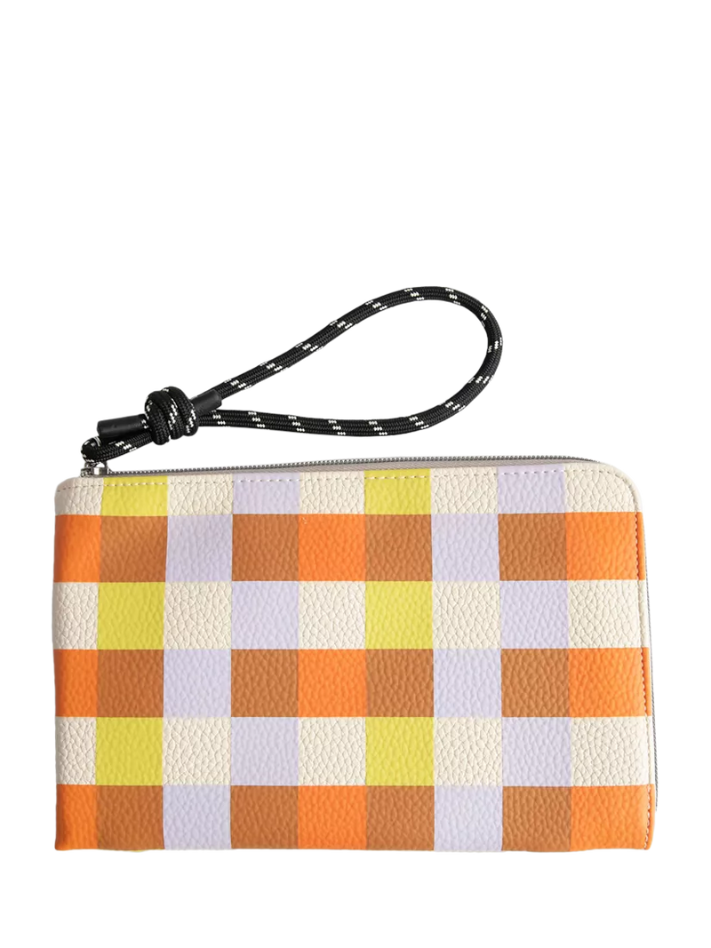 Caroline Gardner Check Travel Pouch - British product