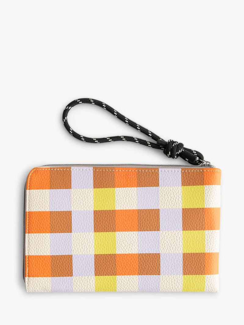 Caroline Gardner Check Travel Pouch - British product