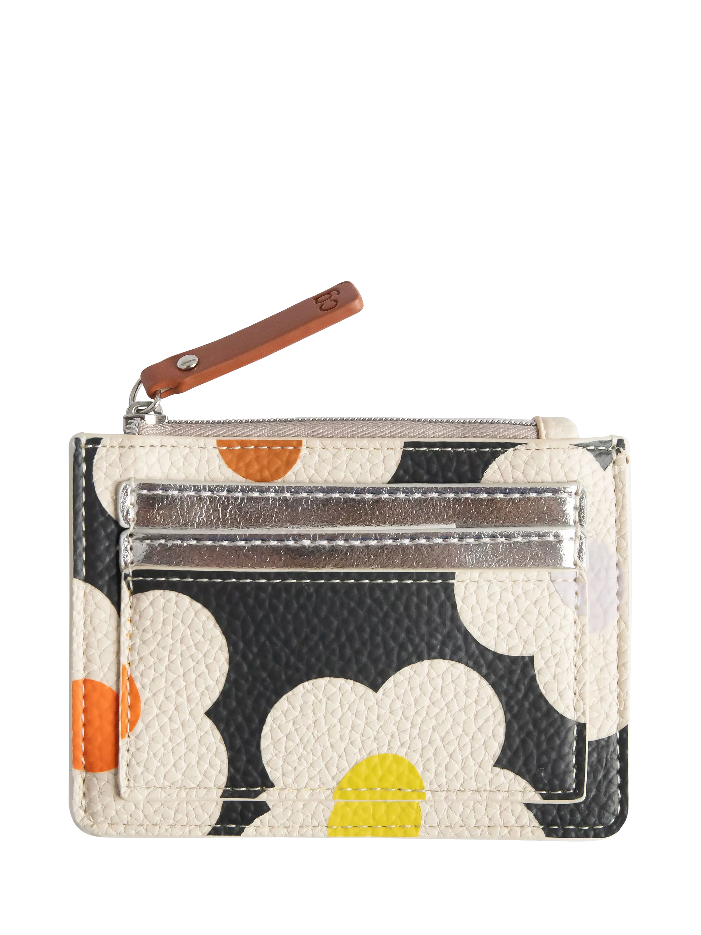 Caroline Gardner flower patch purse in charcoal, UK version