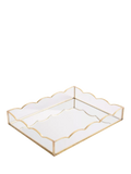 Caroline Gardner glass scallop tray gold - British product